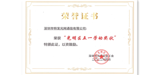 爭(zhēng)做新時(shí)代最美奮斗者——特發(fā)信息榮獲三項(xiàng)“五一”勞動(dòng)表彰